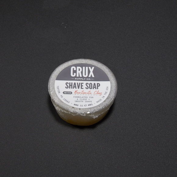 CRUX Shave Soap with Bentonite Clay 2 oz. - Picture 2 of 5